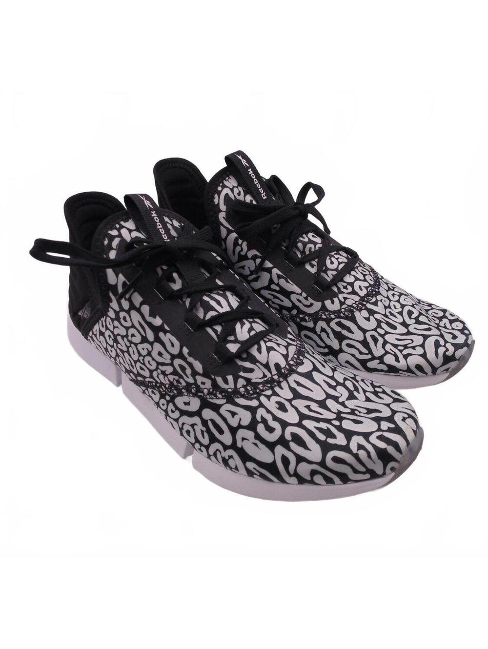 REEBOK DMX DAILYFIT Black Leopard Athletic Sneakers Running Shoes US 10